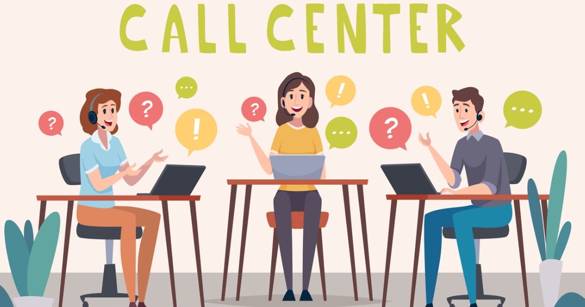 コールセンターイラスト画像